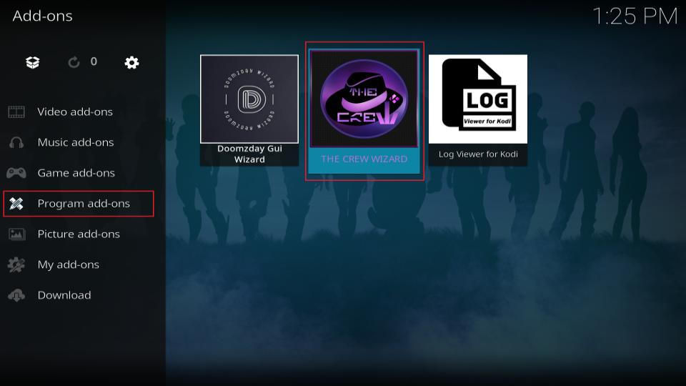 How to Install the Crew Wizard Kodi